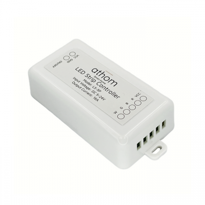 Ovladač LED pásky s rozhraním WiFi a softwarem TASMOTA, ovládá  RGBW, maximální zátěž 16A, napájení 5-12VDC