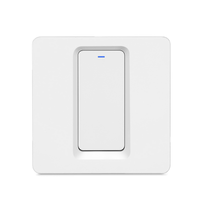 vypínač tlačítkový (mechanický) s rozhraním WiFi a softwarem TASMOTA, 1 tlačítko, vyžaduje vodič N